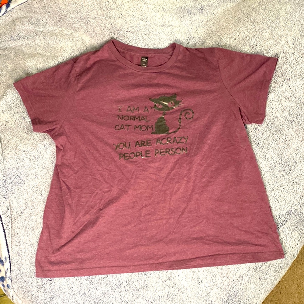 Cat Mom T Shirt 2XL